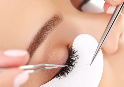 What should you not do when applying eyelash extensions?